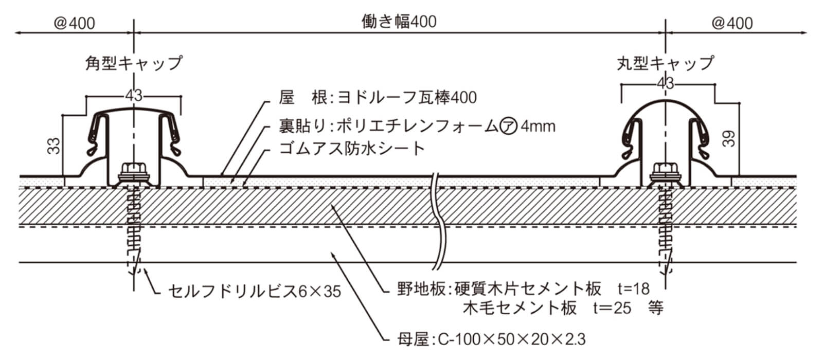 かん合断面図